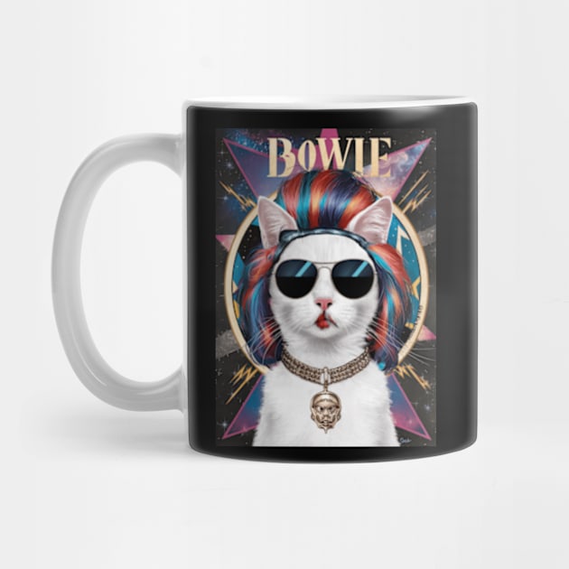 Ziggy Stardust Cat by CustomCraze